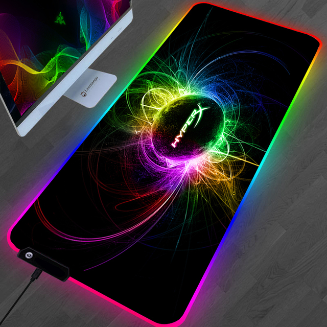 HyperX Mouse Pad Deskpad PC Gamer Accessories Gaming Mouse Mats Mausepad Varmilo Rug Mice Keyboard Computer Office Mousepad