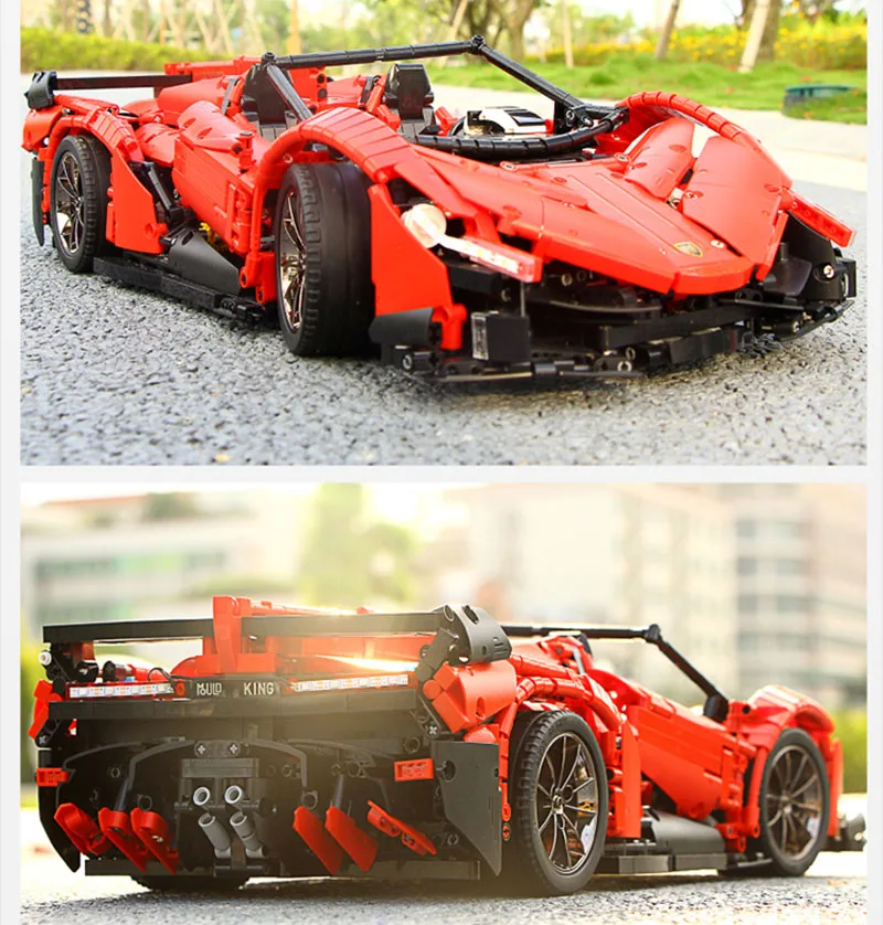 Автомобиль с дистанционным управлением Veneno Roadster 20091, модельный комплект, MOC-10559, строительные блоки, кирпичи, игрушки для детей, подарок, Technic RC автомобиль