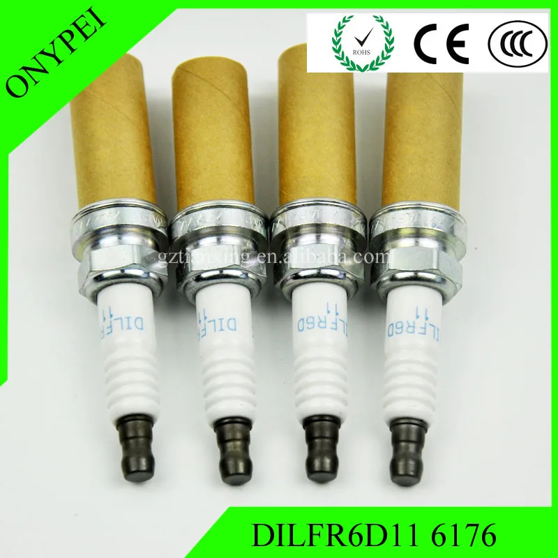 4x DILFR6D11 6176 Dual Iridium Свеча зажигания для TOYOTA CAMRY Highlander REIZ prado CROWN LAND CRUISER GS350 DILFR6D 11 11|plug