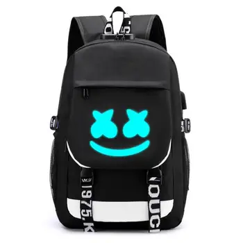 

USB Charge luminous 2020 new unisex schoolbag For teenage teenagers backpack to school bags Student book bag for boys girls