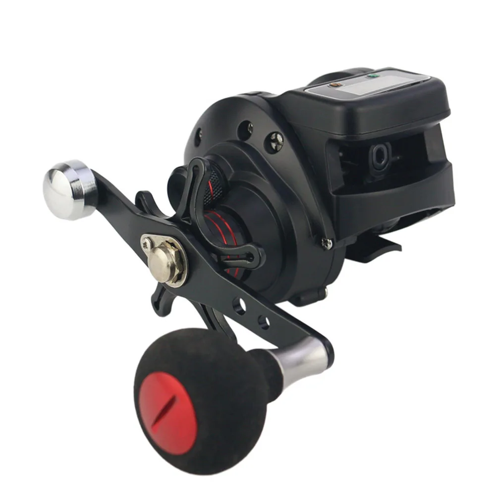 

Baitcasting Fishing Reel with Line Counter 13+1 Shielded Ball Bearings 6.3:1 Gear Ratio Fishing Reels with Crank Handle FH99