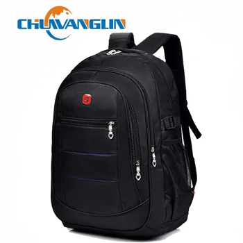 

Chuwanglin 15.6" laptop backpack Fashion Male mochila Nylon waterproof travel bag High capacity student schoolbag F80306