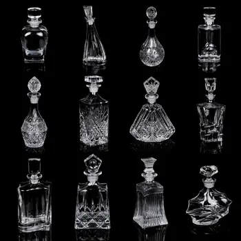 

crystal glass Lead-free Whiskey Decanter for Liquor Scotch Bourbon or Wine 200828-11