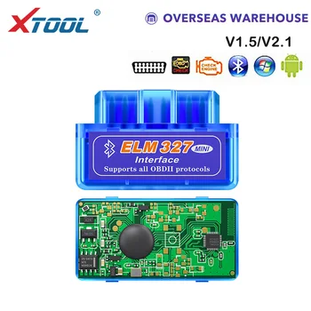 

XTOOL NEW OBD mini elm327 bluetooth V1.5/V2.1 code readers auto diagnostic tool obd2 scanner For Android Free shipping