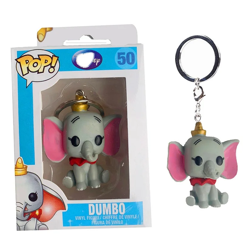 Брелок Funko POP Дамбо из ПВХ коллекция экшн фигурок модельный брелок с сумкой