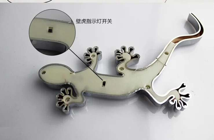 Автомобильная солнечная лампа gecko задняя предупреждающая лампа украшение автомобиля flashover светодиодный светильник стикер для автомобиля пост