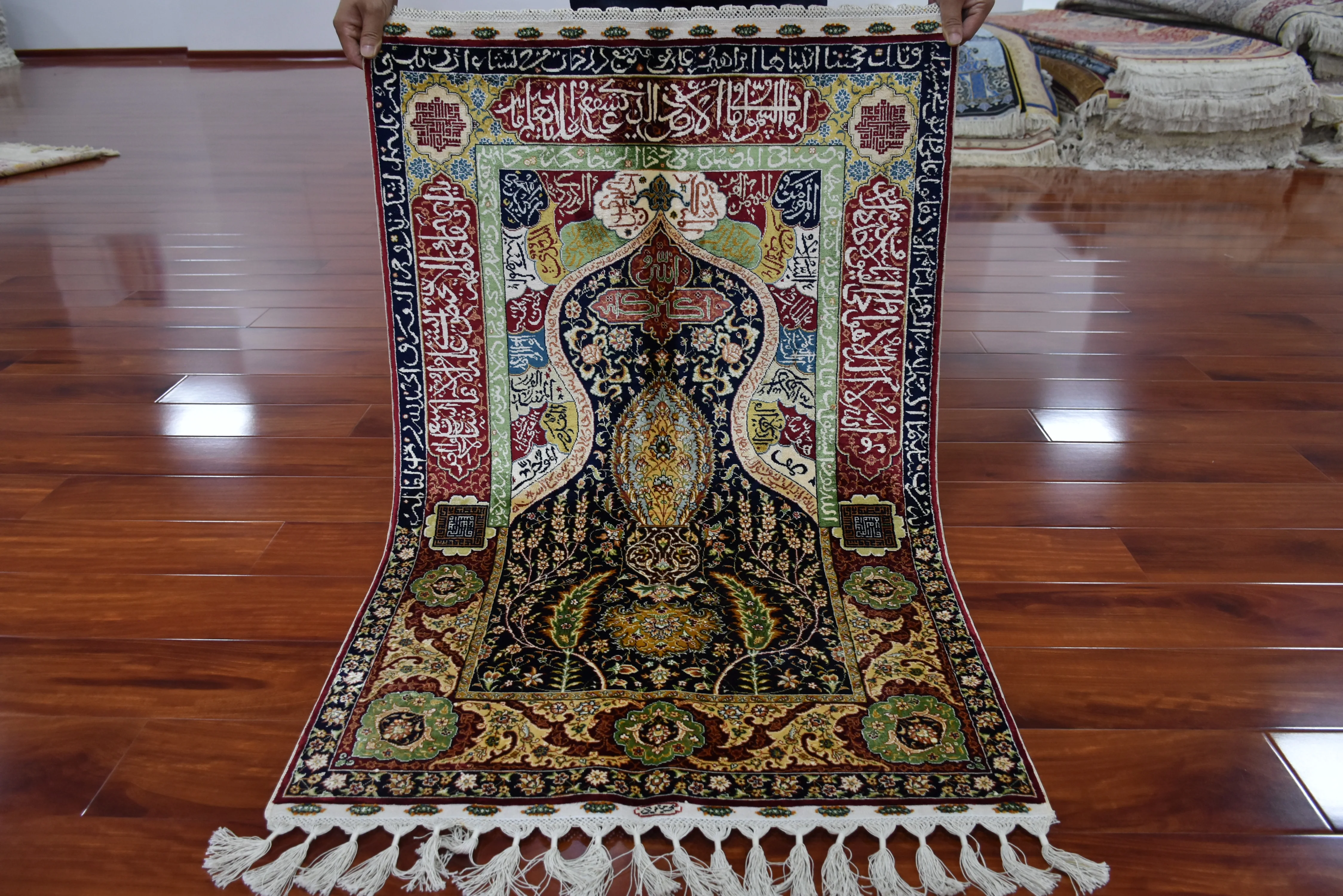 2,5 'x4' ручной завязанный ковер для крыльца, шелковый ковер ручной работы