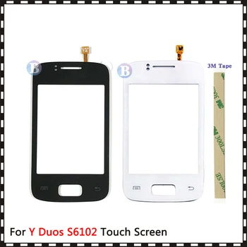 

High Quality 3.14" For Samsung Galaxy Y Duos S6102 Touch Screen Digitizer Sensor Front Outer Glass Lens Panel+Tracking