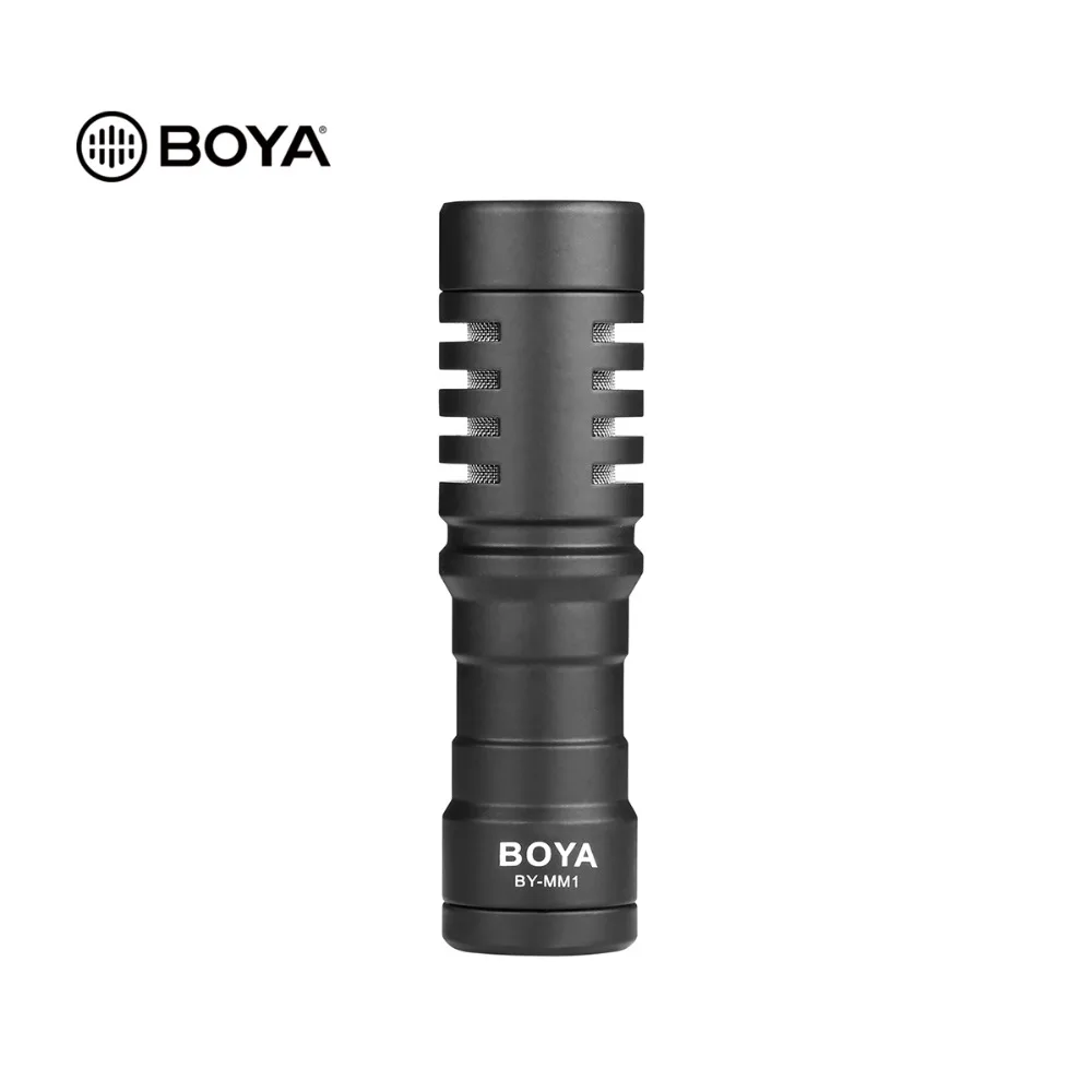 BOYA BY-MM1 комплект кардиоидный микрофон для смартфона DJI Osmo Nikon Canon DSLR Youtube Vlogging запись 3,5 мм аудио кабель