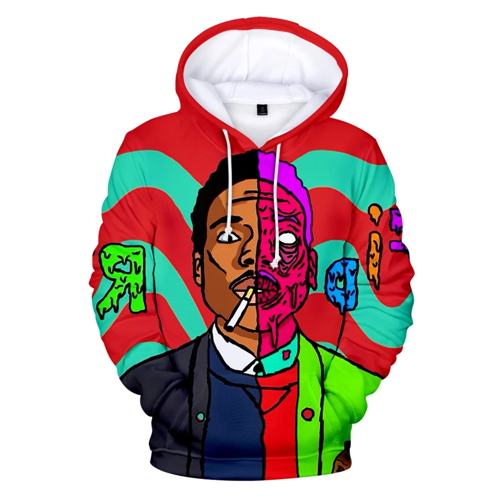 Мультяшный дизайн принт Chance The Rapper 3D толстовки для мужчин и женщин модные хип хоп