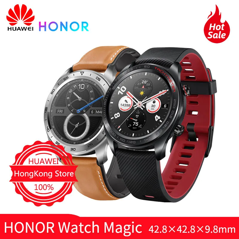 

Original Huawei HONOR Watch Magic GPS Running Bluetooth 4.2 Sports Smart Watch Heart Rate Monitor 50M Professional waterproof