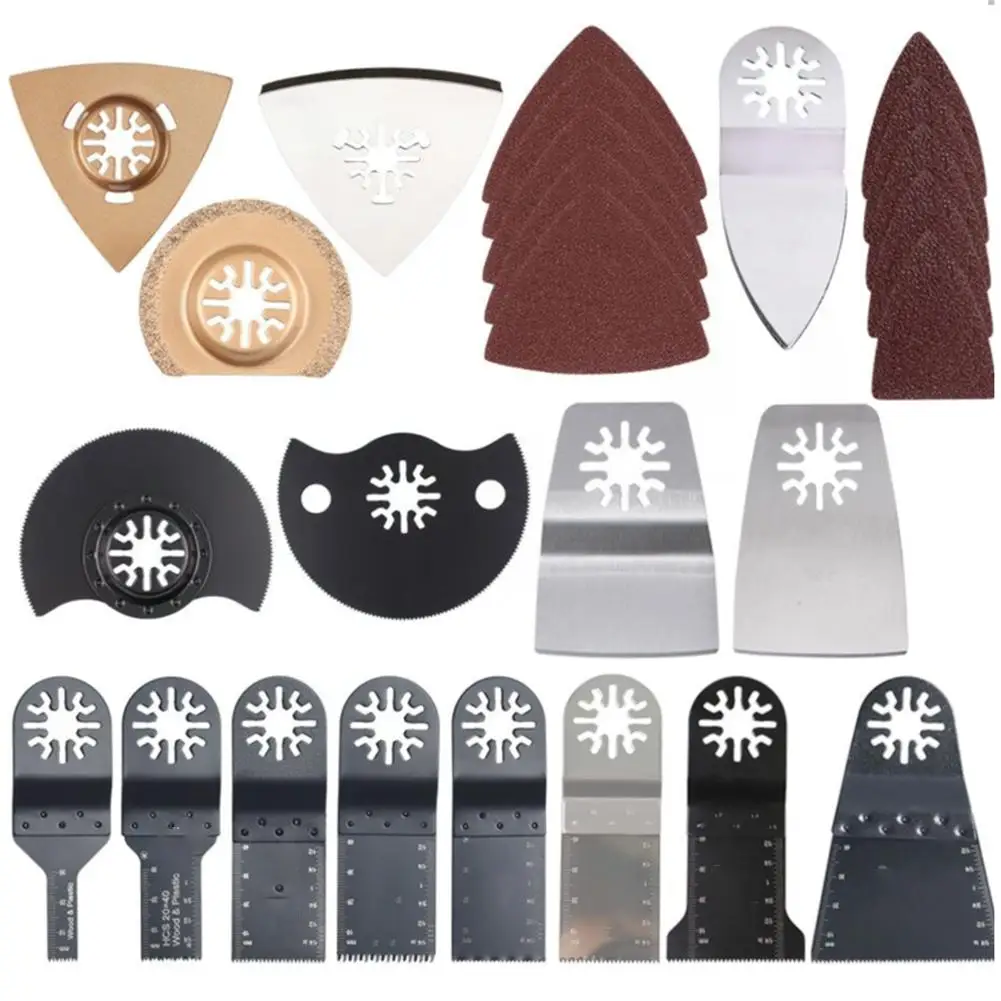 1 Набор 66 шт. набор разноцветных осциллирующих лезвий инструментов аксессуаров