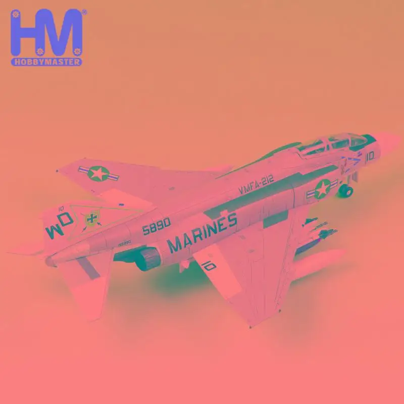 Мастер хобби Макдоннелл Дуглас F-4J Phantom 155890 VMFA-212 USMC около 1970s 1/72 литье под давлением модель самолета