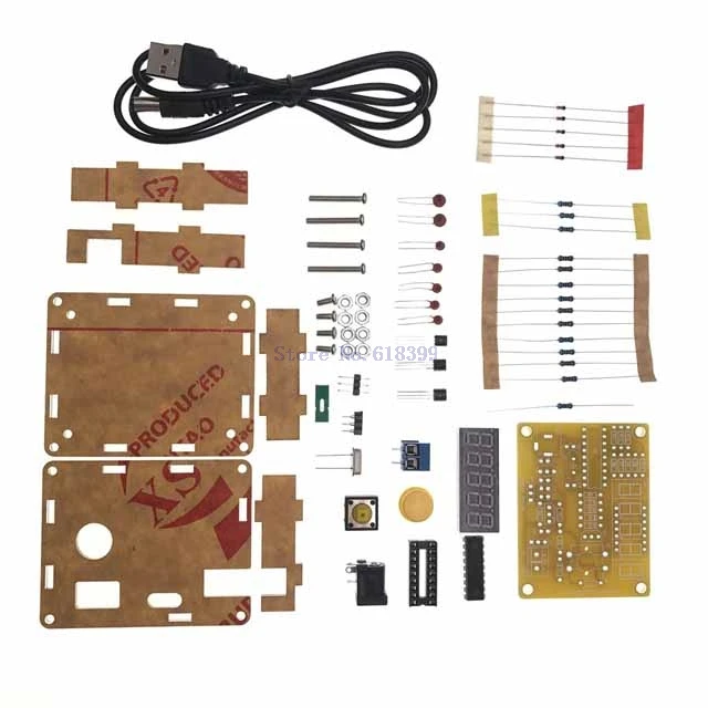 

A6-- DIY Kits 1Hz-50MHz Crystal Oscillator Tester Frequency Counter TESTER Meter Case Best Price Durable DIY Led Kit