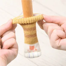 4 шт./компл. для защиты пола Подушечка для ножек стула защита для ног мебель шерсть Вязание накидка на кресло кошка колодки пол Paw протектор носки