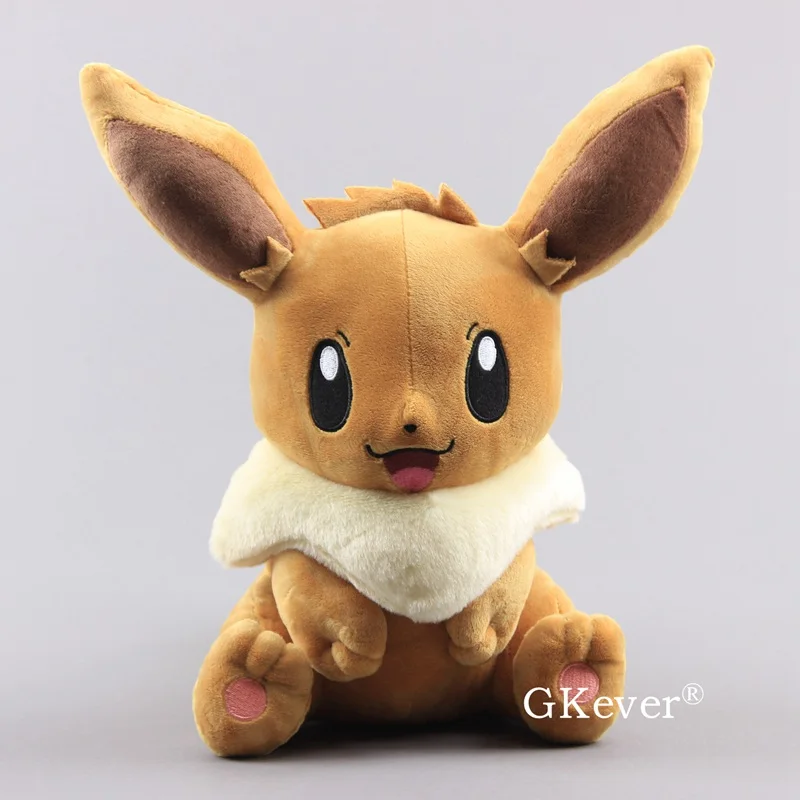 Мягкие животные сидя Eevee плюшевые подушки Eevee плюшевые игрушки мягкие куклы 12 ''30 см Редкие милые куклы