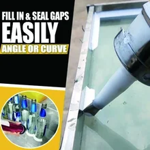 14pcs Caulking Nozzle Applicator Finishing Caulk Finisher Sealant Smooth Scraper Grout Kit Tool For Wall Set Accessories