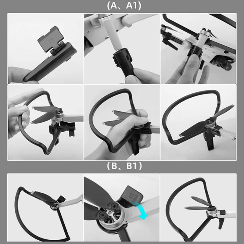 Для DJI Mavic Mini Drone пропеллер протектор Drone шасси крышка Анти-столкновения кольцо шасси Drone запасные части