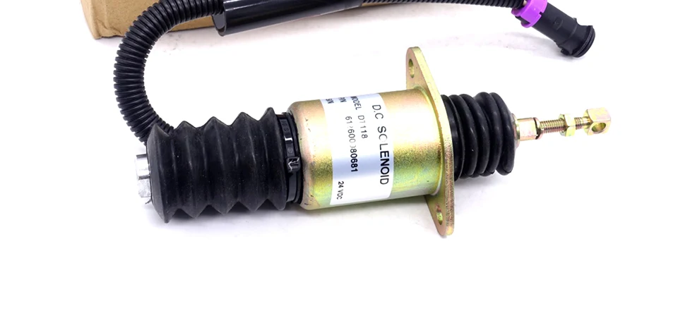 24V клапан для остановки работы двигателя DT118 отрезать Соленоидный клапан 612600080681 для Weichai силовой двигатель