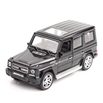 

High Simulation 1:32 Scale Alloy Diecast Car Metalz G65 G-Class SUV AMG Model Pull Back Car Birthday Gift Toy For Kid Boy