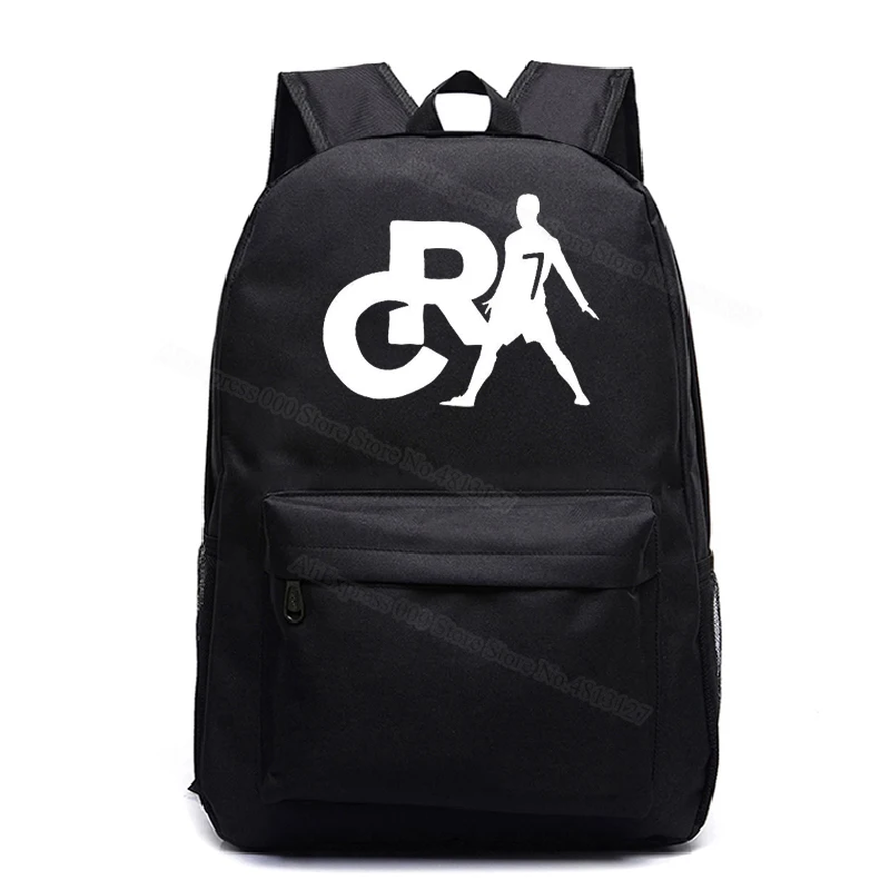 Рюкзак для мальчиков и девочек с принтом Криштиану Роналду CR7|Рюкзаки| |