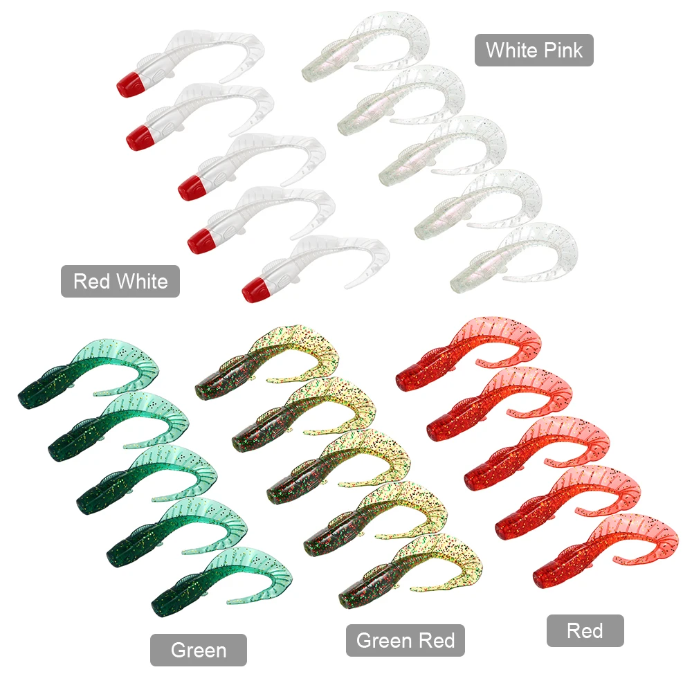 5PCS 11.5cm/13g Soft Bait Fish Fishing Lure Tail Soft Bait Artificial Sea Fishing Lures Life-like Fishing Tackle Pesca