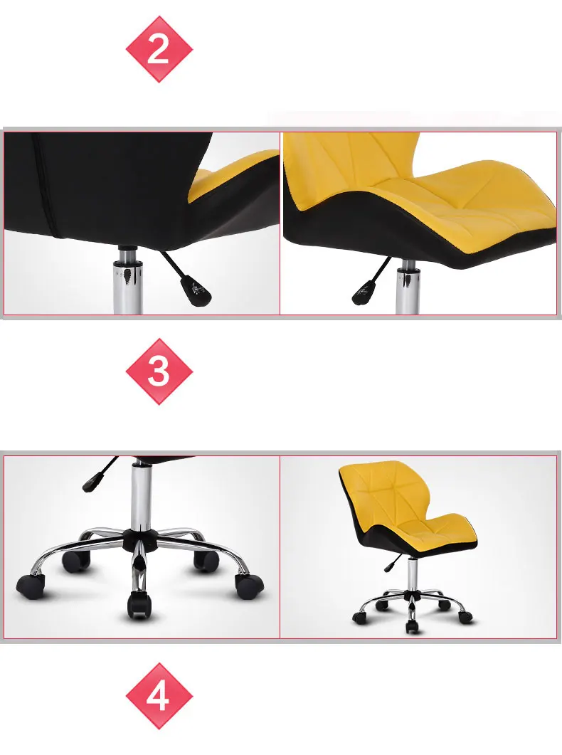 Офисное кресло широкая удобная современная простота может поднимать вращающиеся различные варианты, которые все любят