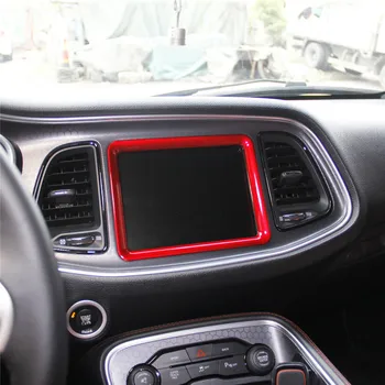 

Navigation Screen Frame Cover Trim for Dodge Challenger 2015-2020 Car Dashboard Panel Central Control Decoration Trim Parts