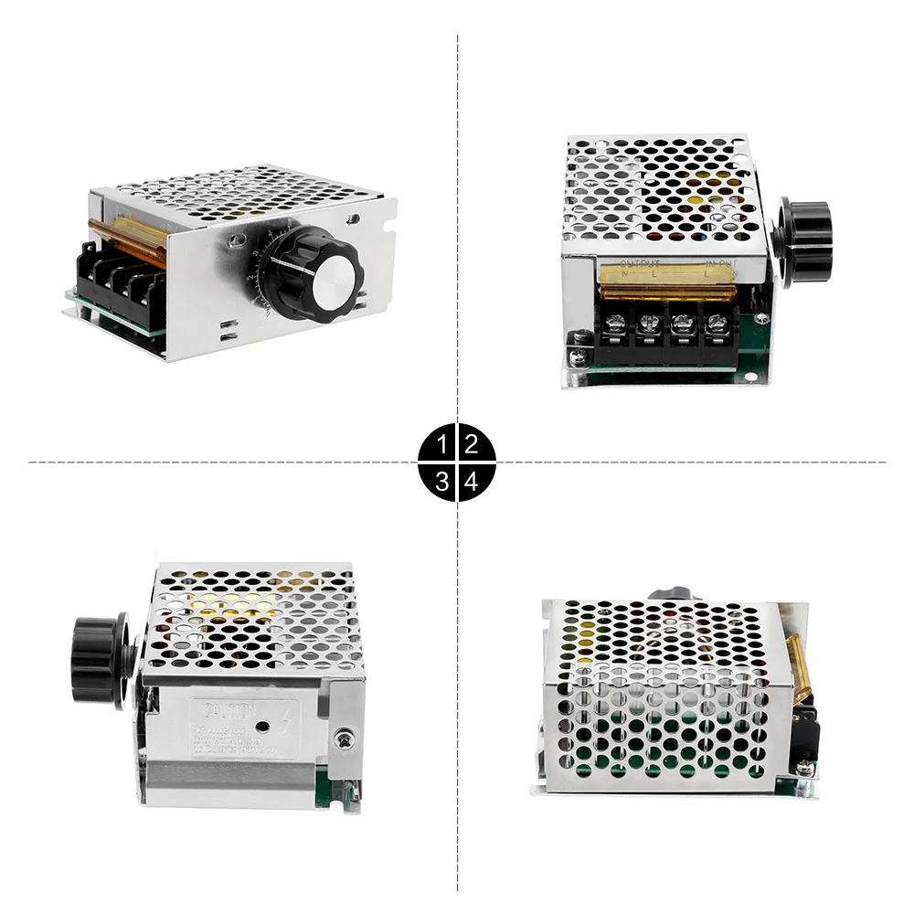 Description Picture 6 of itemPC Stabilizer 2000W 4000W Voltage Stabilizer AC 220V SCR Adjustable Voltage Regulator Motor Speed Controller Governor Thermostat