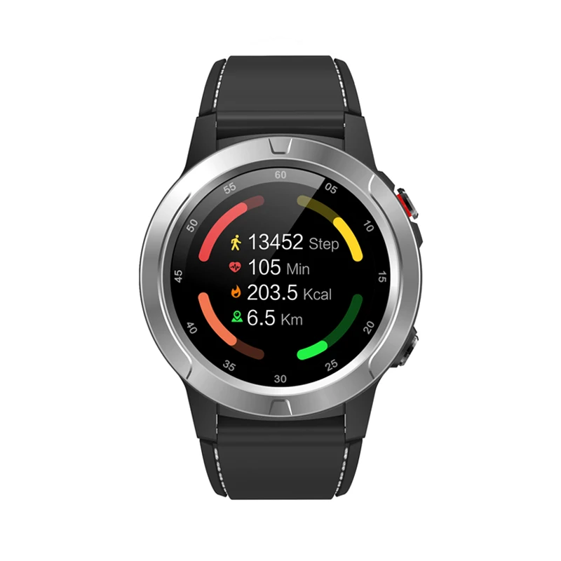 Silver Умные часы SCOMAS с gps, спортивные шагомеры, напоминания о сообщениях, Bluetooth, для улицы, для мужчин, компас, умные часы для ios, Android, телефон - Цвет: Silver