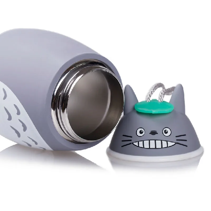 Милые термосы 280 мл Totoro термос чашка из нержавеющей стали теплоизоляция питьевой