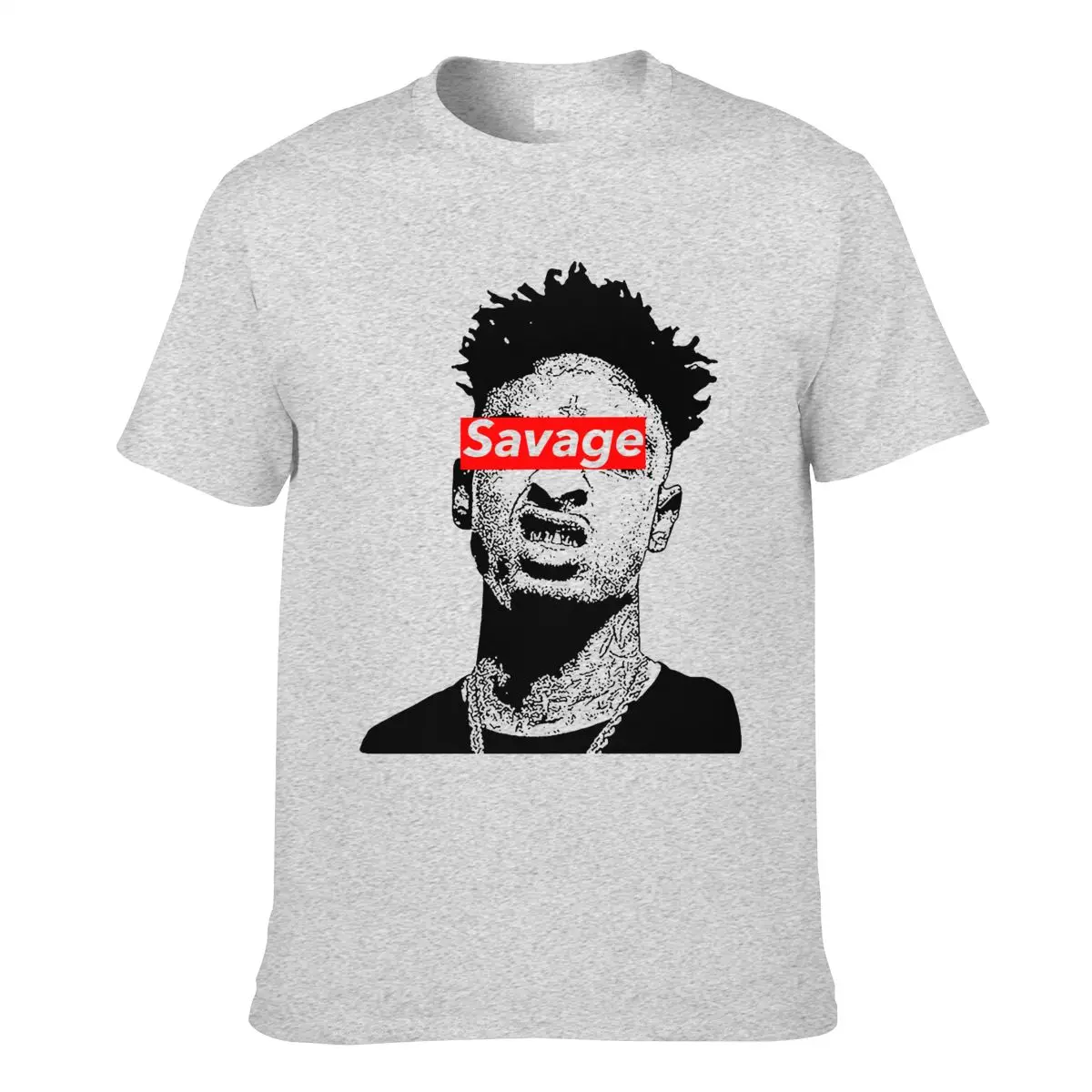 

21 Savage T Shirt Plus Size Fashionable Tees Casual Summer Tees Singer Tees Streetwear Breathable Hip Hop Camiseta