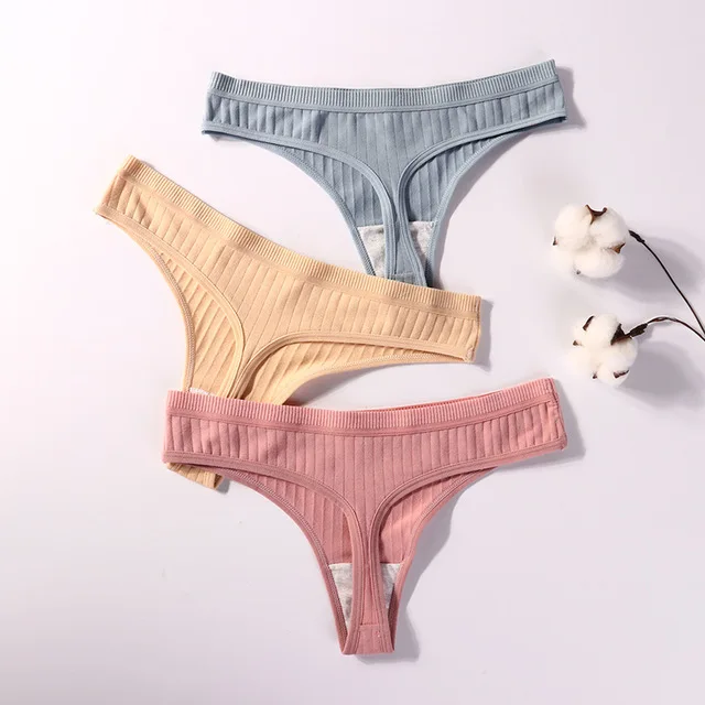 A Женские трусики Secret G-String нижнее белье модные трусики-Танго сексуальные хлопковые трусики дамские стринги мягкое белье трусики с низкой посадкой m-xl - Цвет: A