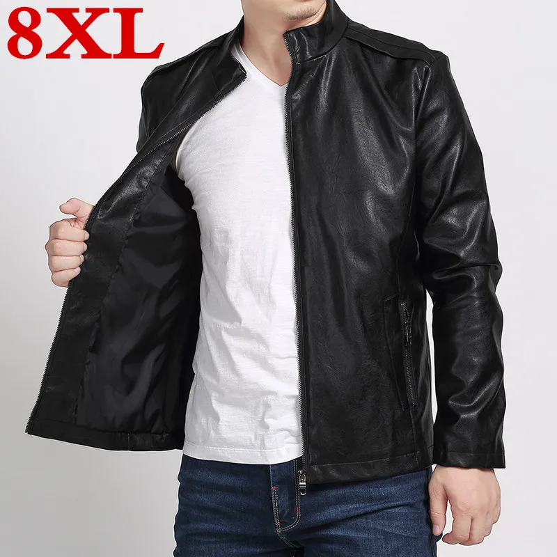 Plus size 7XL 6XL 5XL 4XL new leather jacketGenuine LeatherSheepskinmotorcycle man coatLeather jacket menbiker jacket