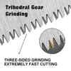 WISEUP Folding Saw Portable Camping Hand Saw with Gear Lock Carbon Steel Blade Gardening Trimming Woodworking Hand Tools 6