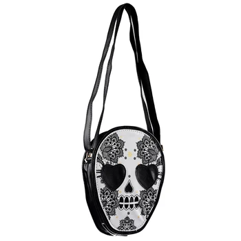 

Woman Mini Personalized Messenger Handbag Cute Skull Head Crossbody/Shoulder Bag