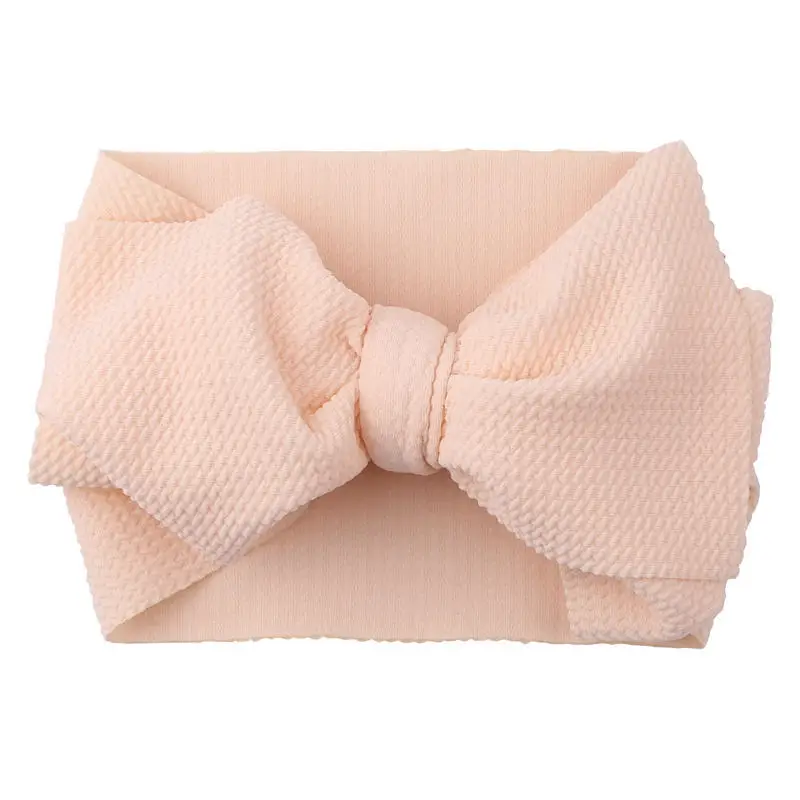 headband 1 Большая двухслойная повязка для волос с бантом для девочек горячая Распродажа эластичные ленты для волос Детские Цельный Тюрбан повязка на голову аксессуары для волос - Цвет: headband 1