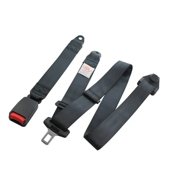 

Safety Belt Non-Retractable Car Seat Belt 3 Point Universal Car Safety Adjustable Seat Belt Clip Extender Fits Most Car