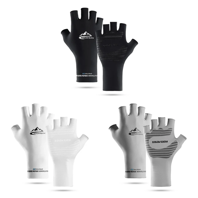Унисекс Guantes Ciclismo велосипедные перчатки с открытыми пальцами гелевые противоскользящие спортивные гоночные велосипедные солнцезащитные дышащие перчатки для рыбалки 12