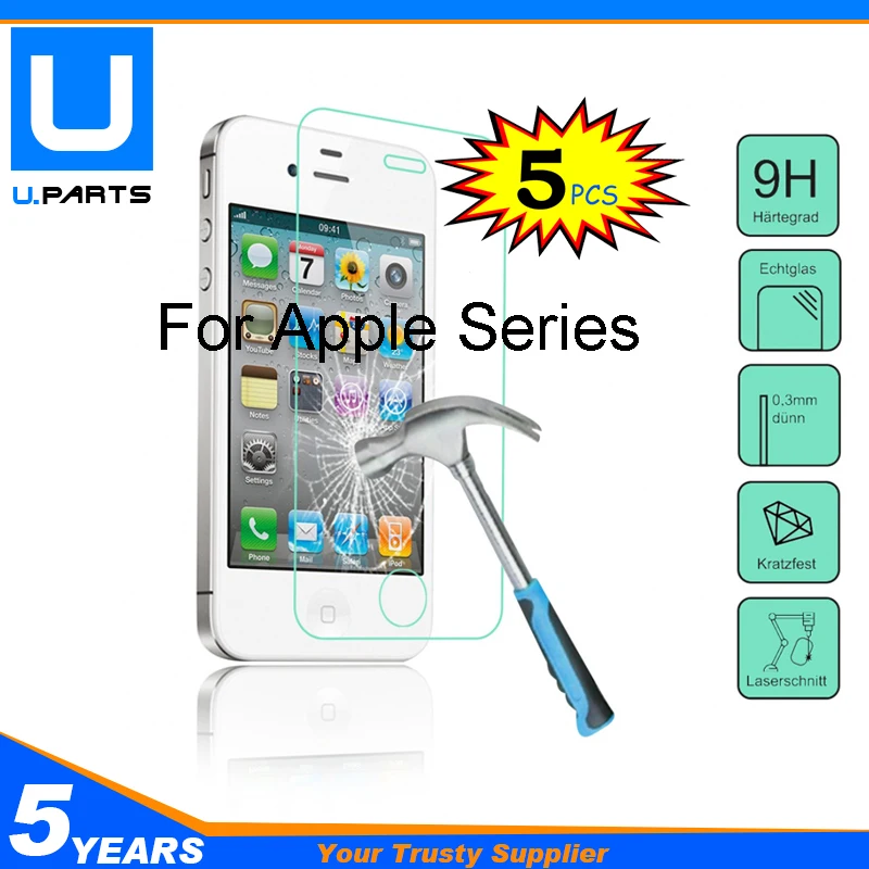 5 шт./лот передняя или задняя сторона для iPhone 4 4s 5s SE 6 6s + 7 8 Plus Защитная пленка
