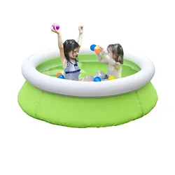 Piscine gonflable d'été en PVC pour enfants et adultes, jeu d'eau en plein air, baignoire de pelouse gonflable, pataugeoire, 122x35cm 