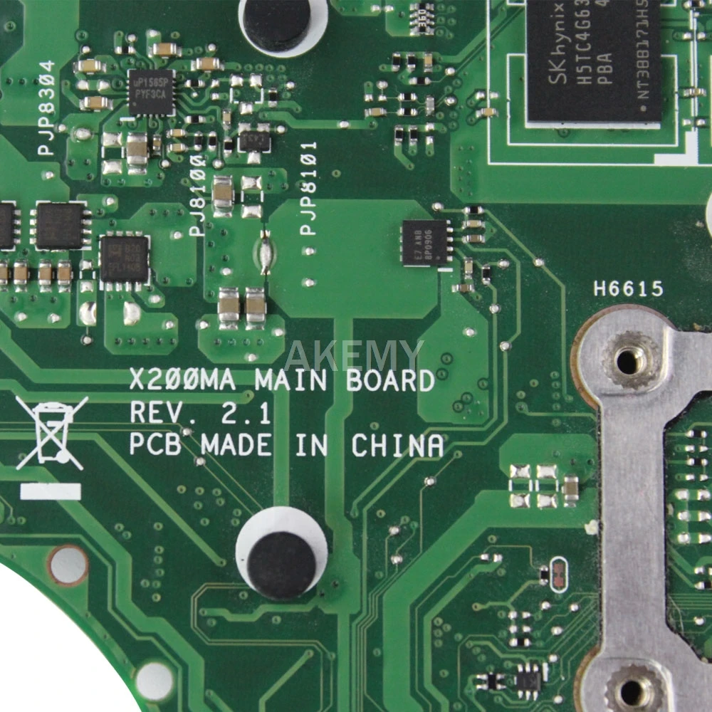 Akemy X200MA Motherboard For Asus F200M X200M
