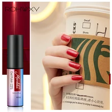 ROHWXY, 5 мл, чистый Гель-лак, замачиваемый, УФ-Гель-лак для ногтей, долговечный, сияющий, лаки для ногтей, для маникюра