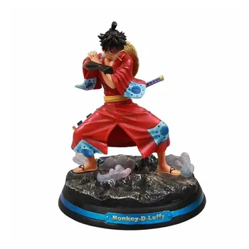 

Naruto GK Gear Third Kimono Monkey D. Luffy Straw Hat Kid PVC Statue Action Figure Collection Toy X4138