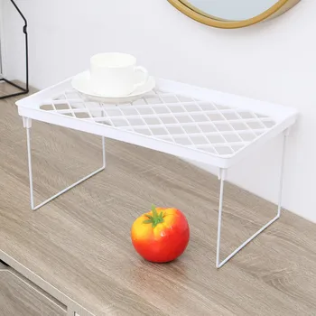 

1Pc Multipurpose Kitchen Storage Rack Plastic Foldable Condiment Household Shelf Rack Kitchen Bathroom Simple Practical Tool