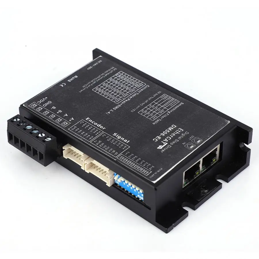 Nema 17 23 24 34 цифровой шаговый двигатель драйвер эфирcat протокол DC24~ 50V 1,5~ 5.6A для 42 56 60 драйвер двигателя