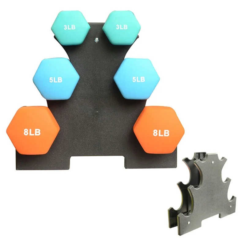 

Hot Sale Weight Lifting Dumbbell 3 layers Rack Stand Weight Support Dumbbell Floor Bracket Home Exercise Equipment