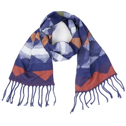 шарф детский Children Kids Scarf Acrylic Cashmere Soft Stole Neck Warm Tassel Gifts Geometry Fashion Narrow Long