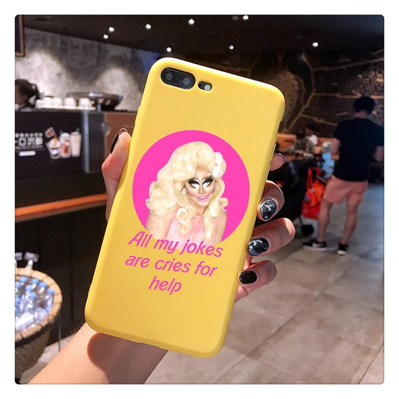 Rupaul's Drag racing ТПУ карамельного цвета чехол для телефона для iphone 7 X XS XR XSMAX 11 11Pro Модный чехол Paul the drag queen show