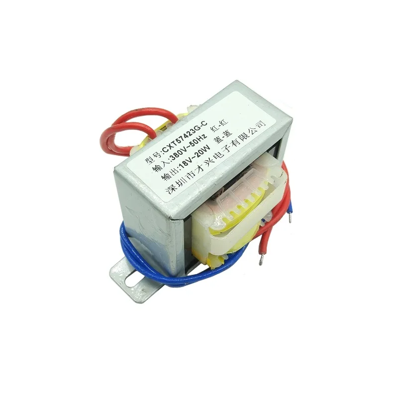 EI57-20W трансформатор питания 20 Вт/ва 380 В к AC18V трансформатор питания 18 в 1A трансформатор